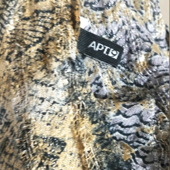 Womens apt 9 snake print multi colored wide scarf - Picture 4 of 5